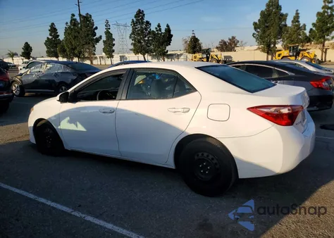 2018 Toyota Corolla Le from USA, damaged, VIN 2T1BURHE0JC056920